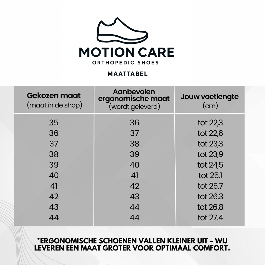 Motion Care | Pijn verlichtende ergonomische wandelschoenen