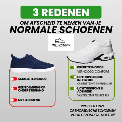 Motion Care | Pijn verlichtende ergonomische wandelschoenen